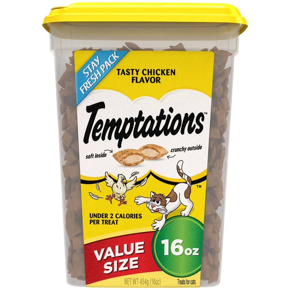 Picture of Mars Pet Care 023100107554 16 oz Whiskas Temptations Tasty Chicken Cat Treats