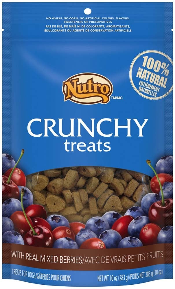 Picture of Nutro 079105110853 10 oz Crunchy Mixed Berry Dog Treat