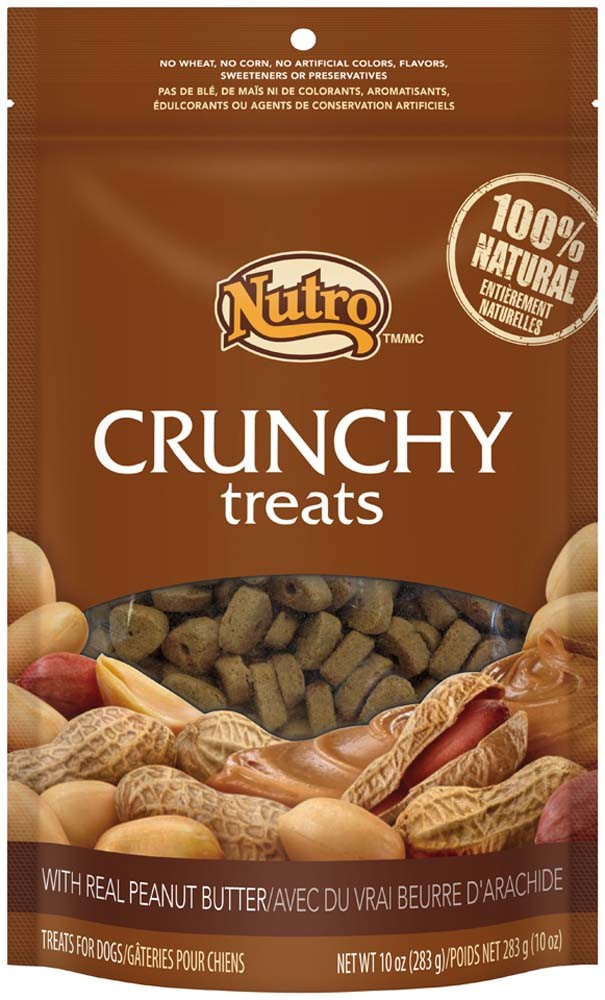 Picture of Nutro 079105110884 10 oz Crunchy Peanut Butter Dog Treat