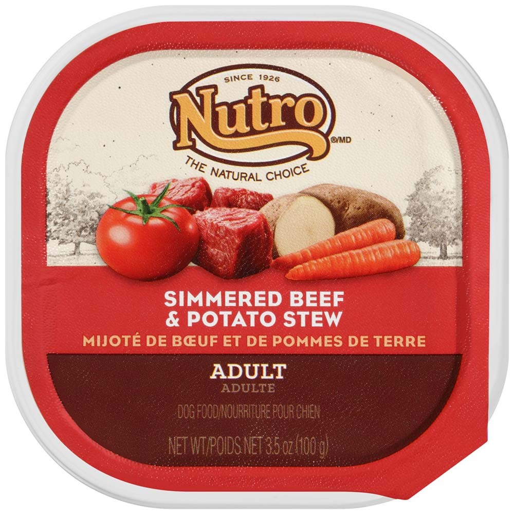 Picture of Nutro 079105117838 3.5 oz Simmered Beef & Potato Stew Caned Dog Food