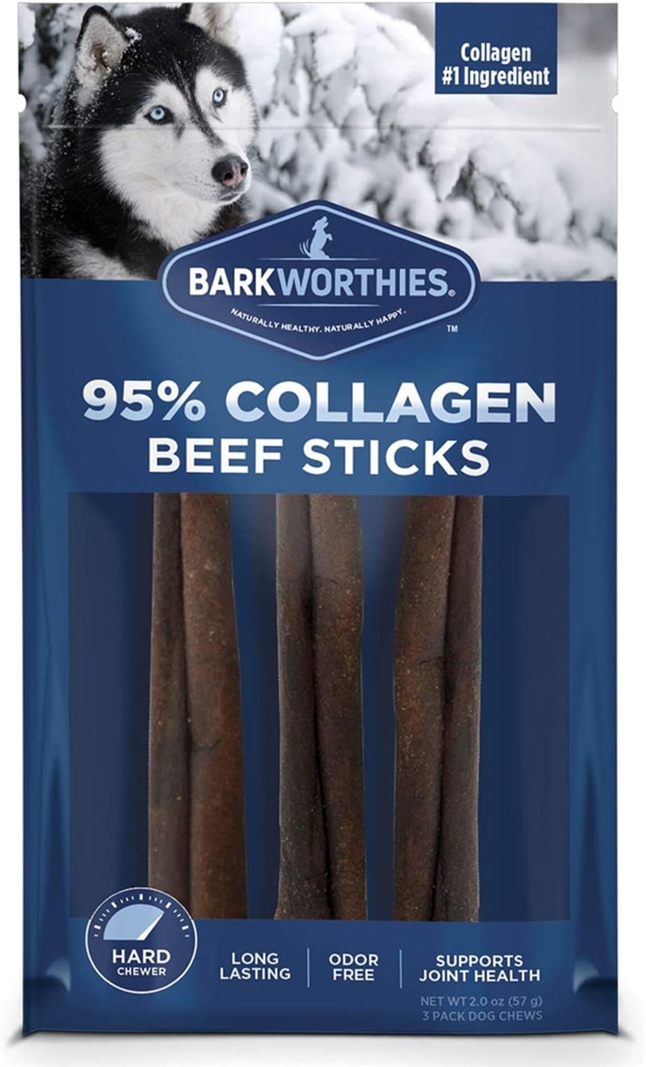 Picture of Barkworthies 840139123054 6 in. 95 Percentage Collagen Chicken Wrapped Sticks Dog Food