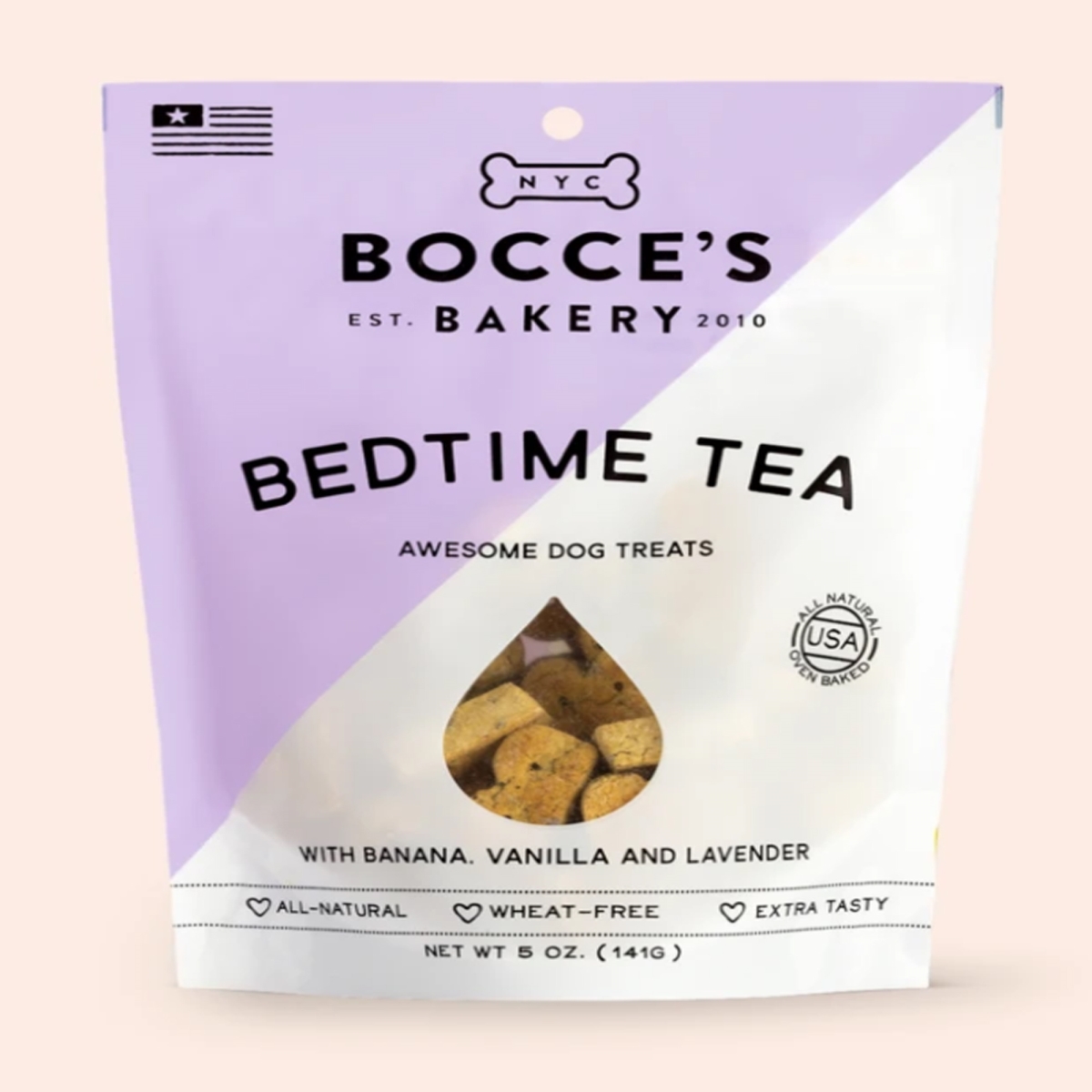 Picture of Bocces Bakery 857155007237 5 oz Dog Bedtime Tea Biscuits