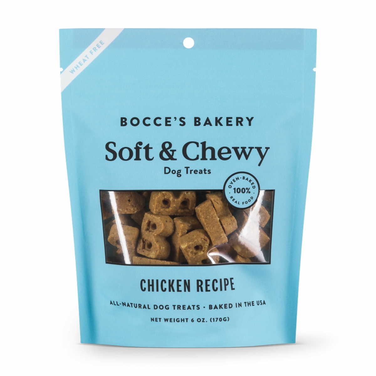 Picture of Bocces Bakery 857155007428 6 oz Dog Soft & Chewy Chicken Biscuit