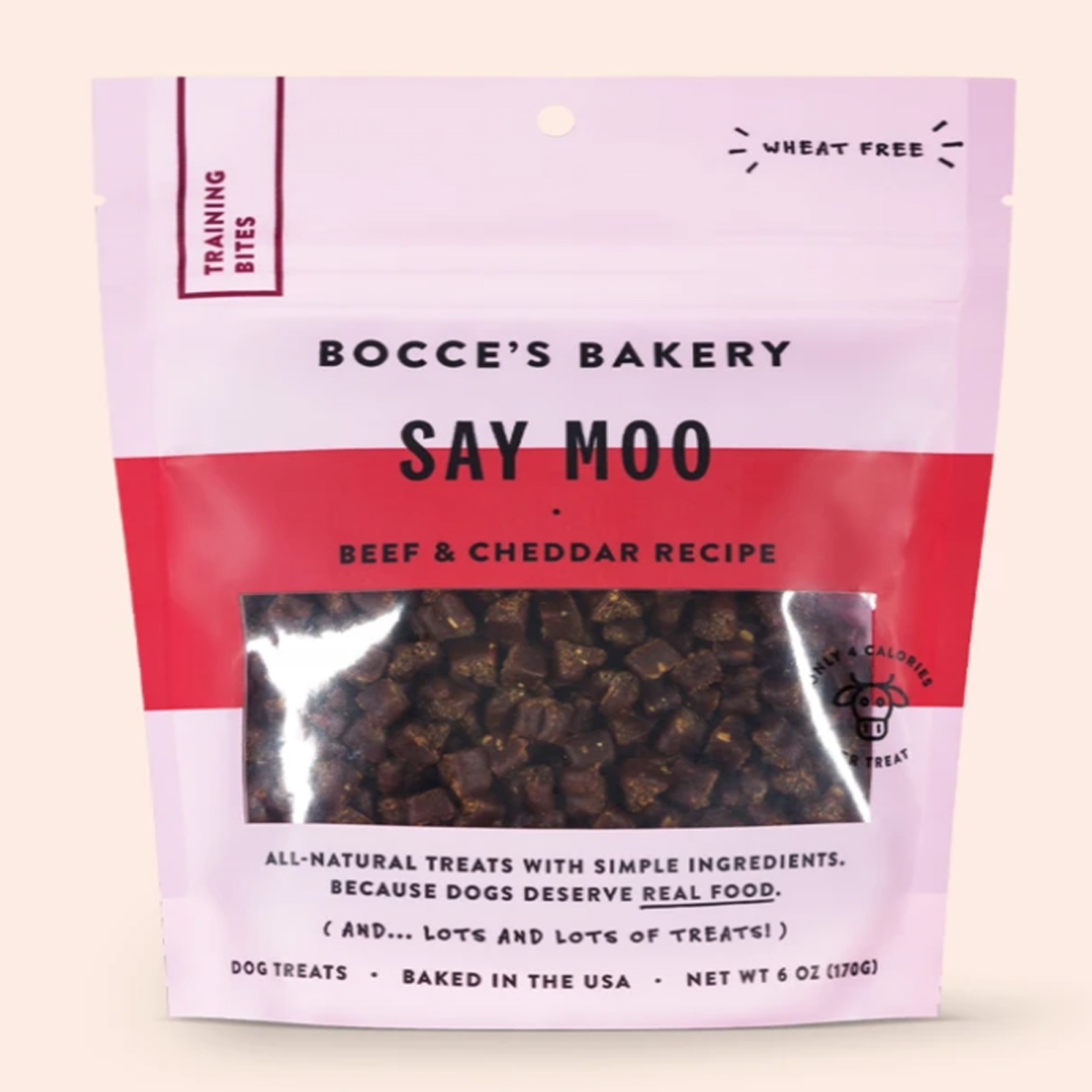 Picture of Bocces Bakery 857155007657 6 oz Dog Training Say Moooo Recipe