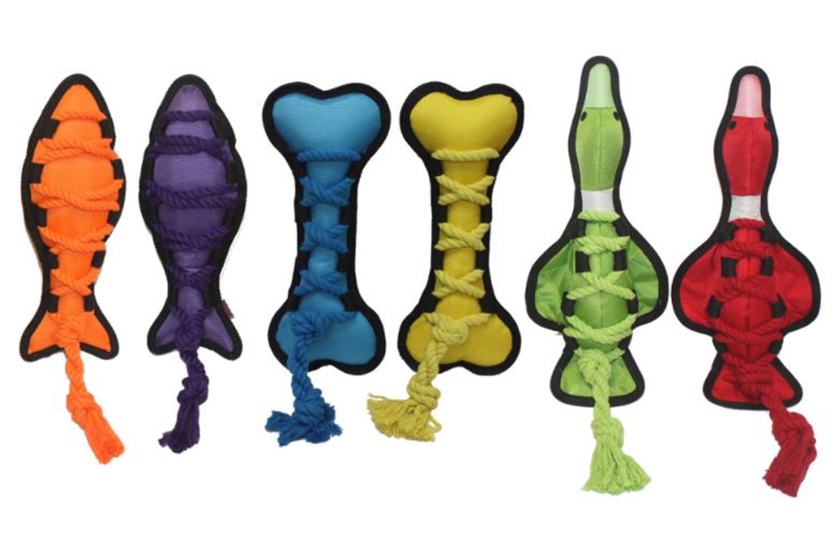 Picture of Multipet International 784369434514 11.5 in. Cross Ropes - 1 Assorted