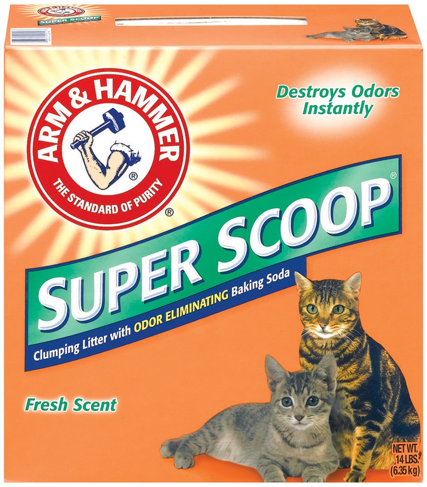 Picture of Arm & Hammer 033200021407 14 lbsSuper Scoop Clumping Litter&#44; Case of 3