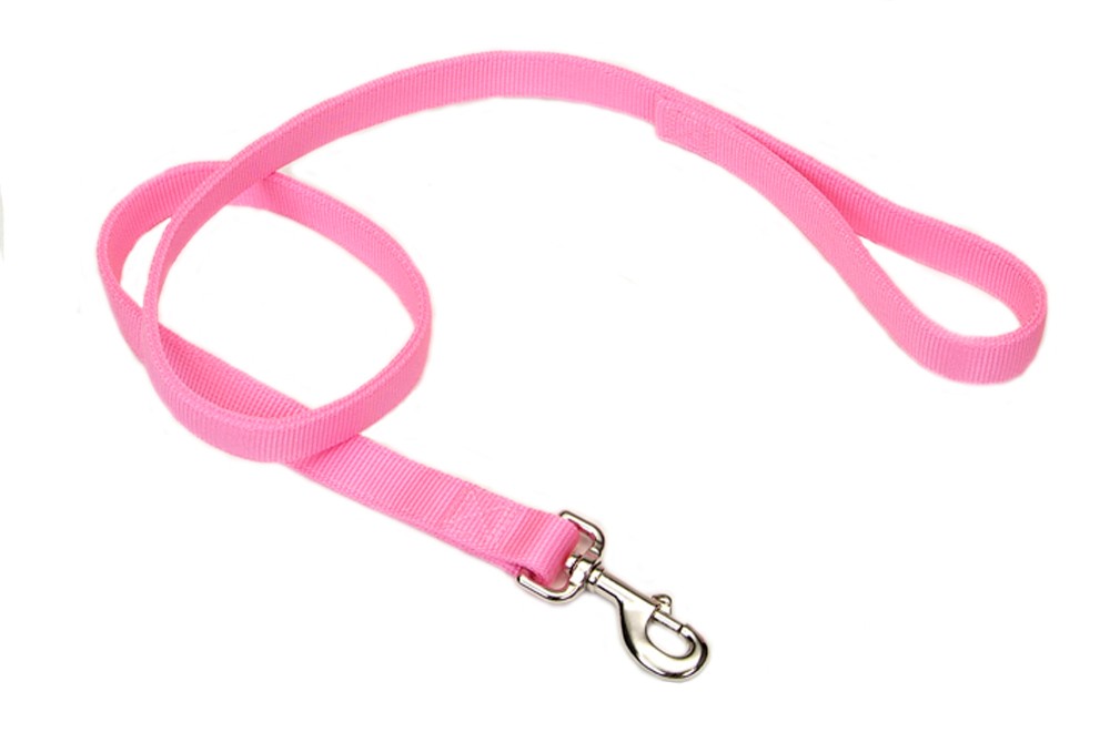 Picture of Coastal Pet Products 076484002946 1 x 4 ft. Double-Ply Nylon Leash, Bright Pink