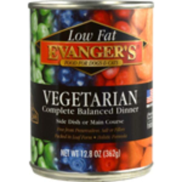Picture of Evangers 077627201011 12.8 oz Super Premium Vegetarian Dinner Can Dog & Cat Food - 12 Count