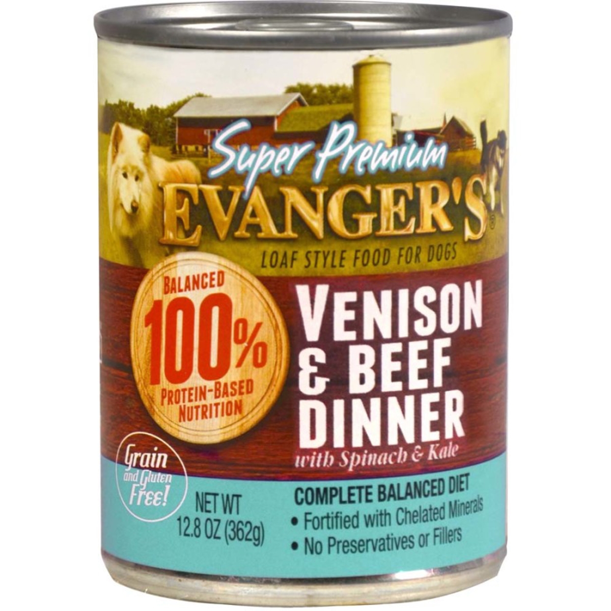 Picture of Evangers 077627201042 12.8 oz Venison & Beef Dinner Dog Food
