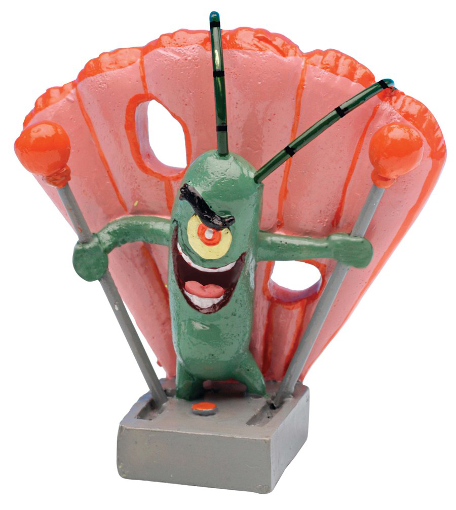 030172040511 Spongebob Plankton Aquarium Ornament