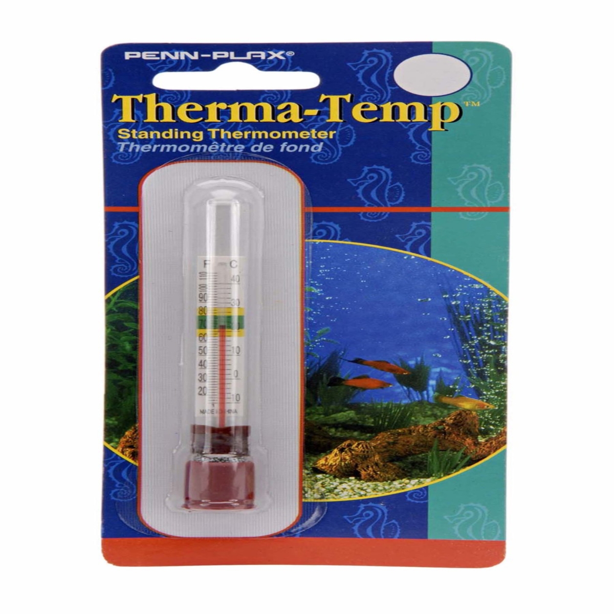 Picture of Penn-Plax 030172371035 4.25 in. Therma-Temp Standing Thermometer
