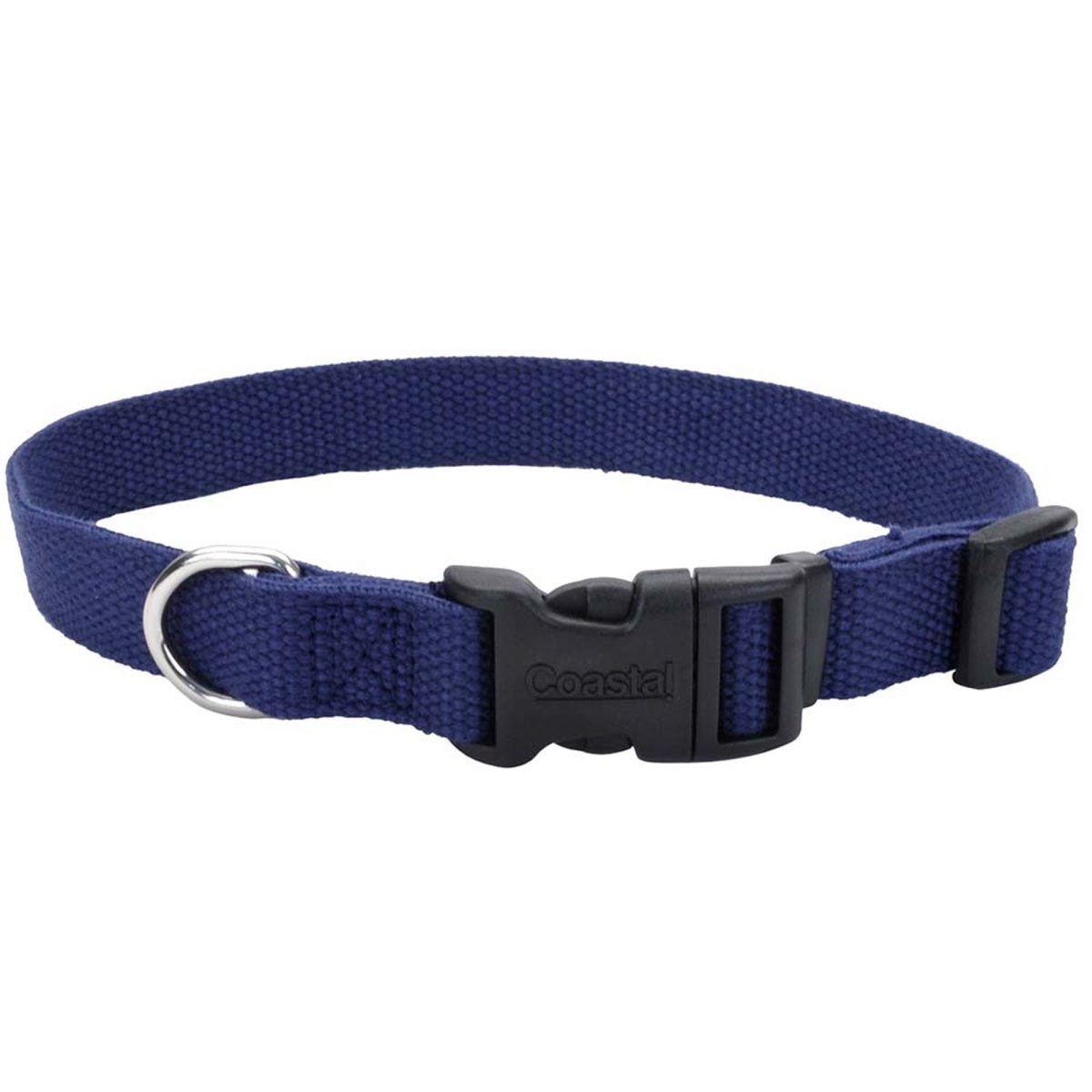 Picture of Coastal 076484146022 0.75 x 12-18 in. New Earth Soy Adjustable Collar, Indigo