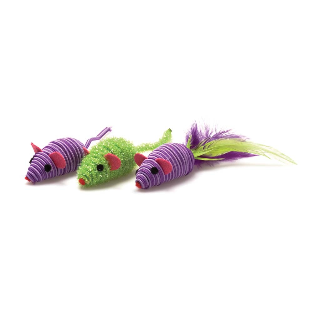 Picture of Our Pets 780824126451 Three Twined Mice Cat Toy