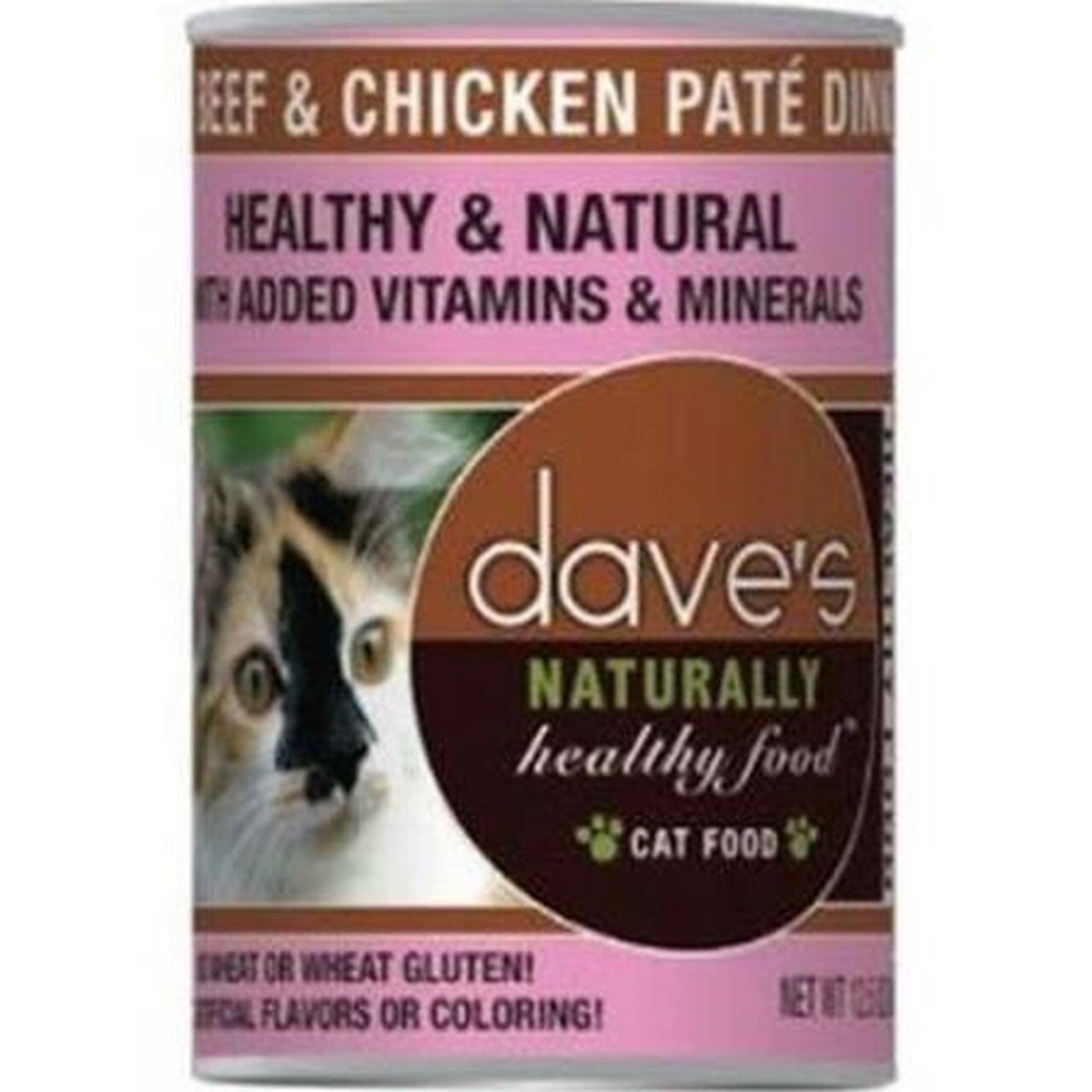 Picture of Daves Pet Food 685038113221 Beef & Chicken Naturally Healthy Cat Food - Case of 12