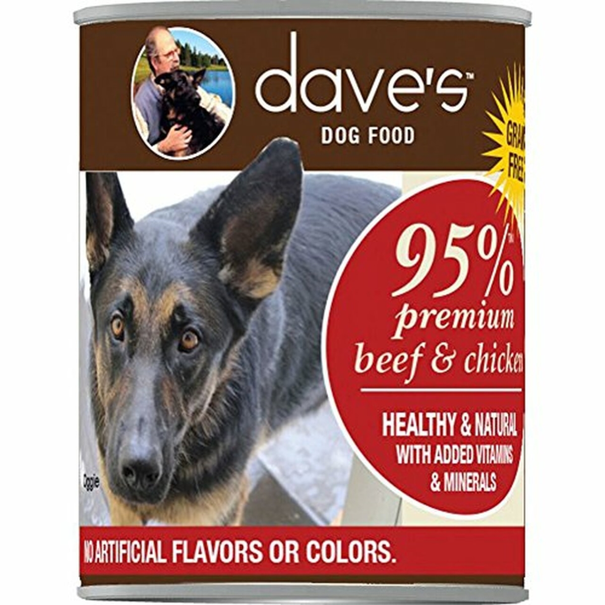 Picture of Daves Pet Food 685038113856 Premium Beef & Chicken 95 Percentage Meat - Case of 12