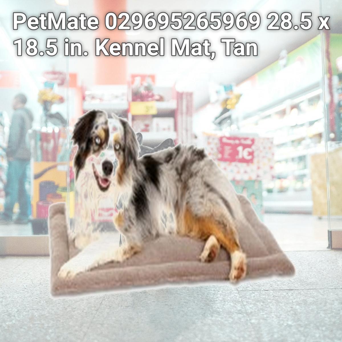 Picture of PetMate 029695265969 28.5 x 18.5 in. Kennel Mat, Tan