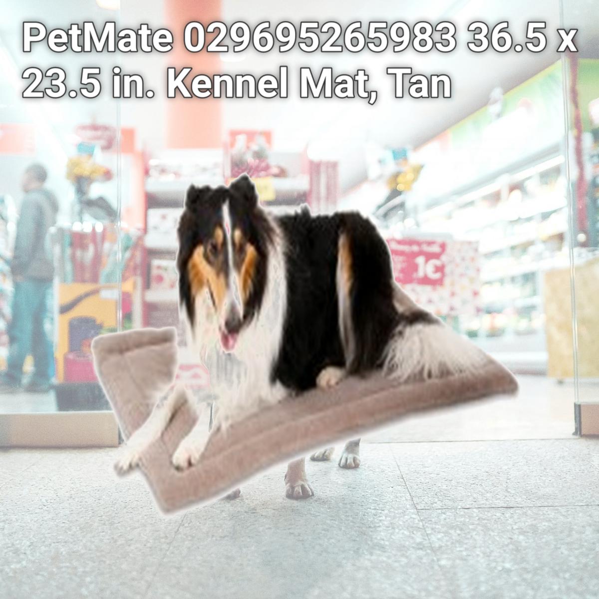 Picture of PetMate 029695265983 36.5 x 23.5 in. Kennel Mat, Tan