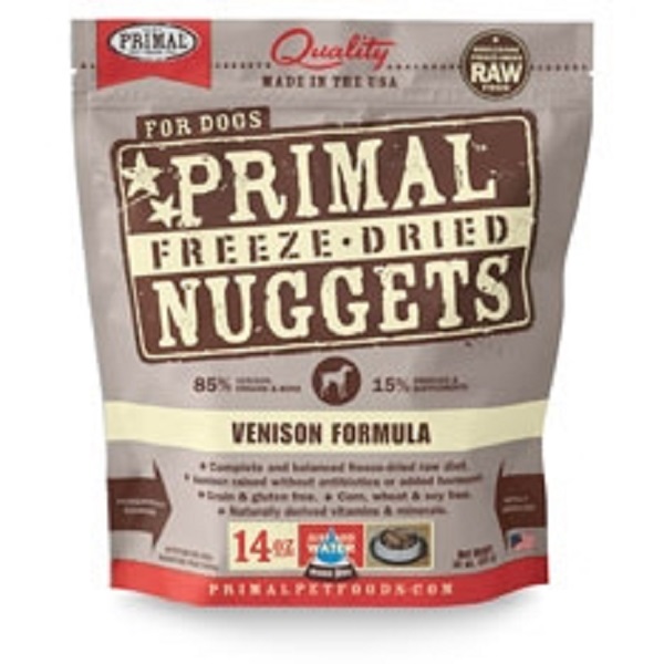 5.5 oz Freeze Dried Cat Food, Venison -  Primal, PR925914