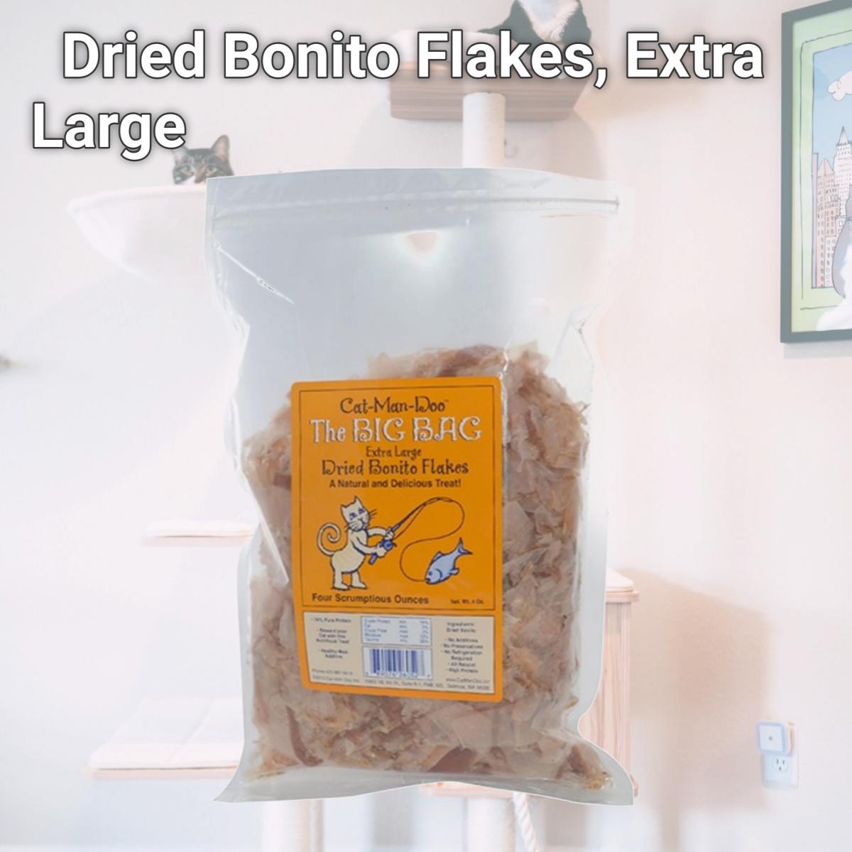 Picture of Cat Man Doo 689076260527 Dried Bonito Flakes, Extra Large