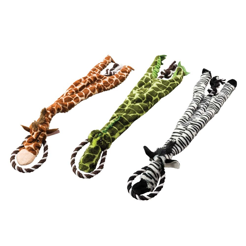 Picture of Ethical Pet Products 077234541845 23 in. Spot Skinneeez Tugs Jungle Assorted Color Dog Toy