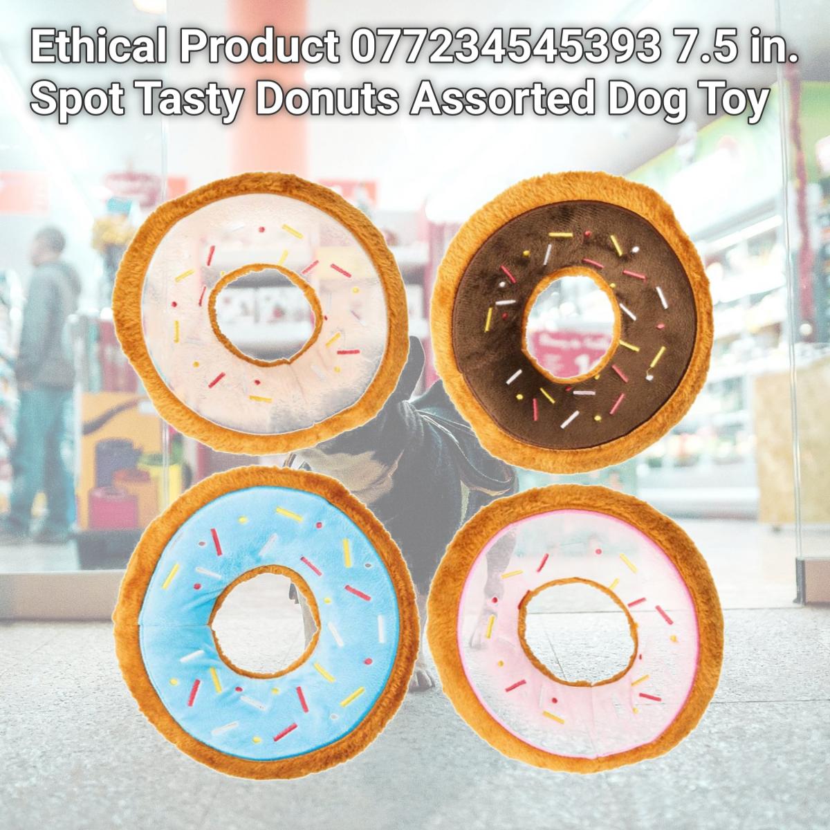 Picture of Ethical Product 077234545393 7.5 in. Spot Tasty Donuts Assorted Dog Toy