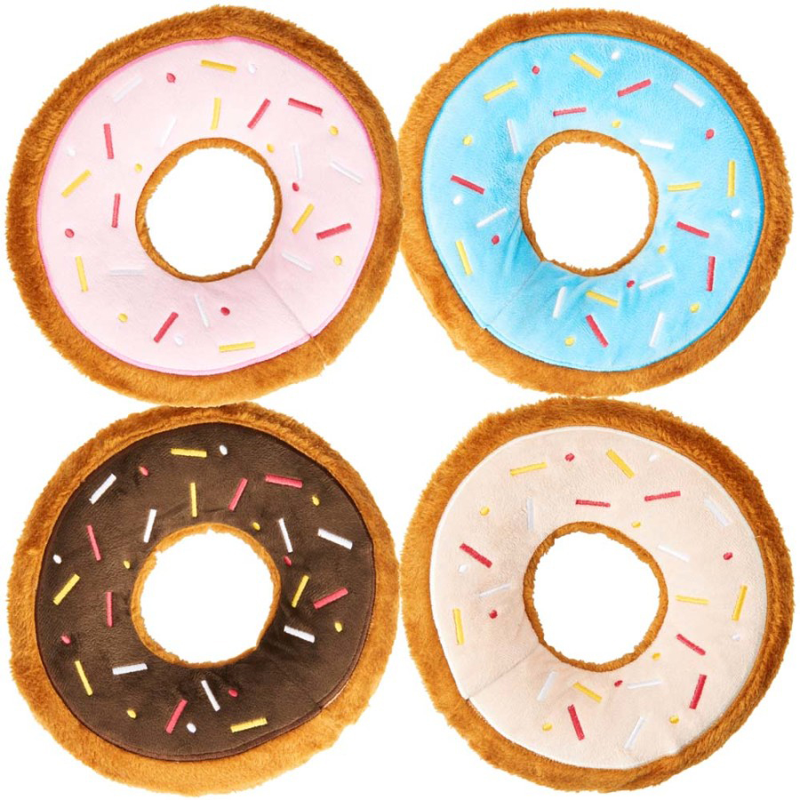 Picture of Ethical Product 077234545409 9 in. Spot Tasty Donuts Assorted Dog Toy