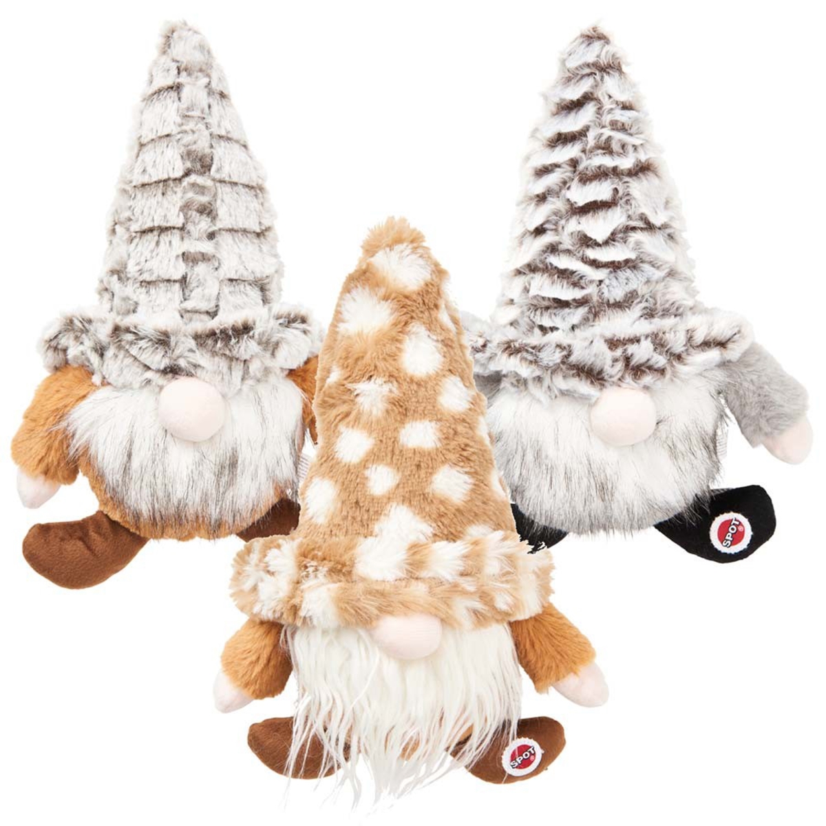 Picture of Ethical Product 077234545614 12 in. Woodsy Gnomes Dog Toy, Assorted Color (Customer will receive one of the three)