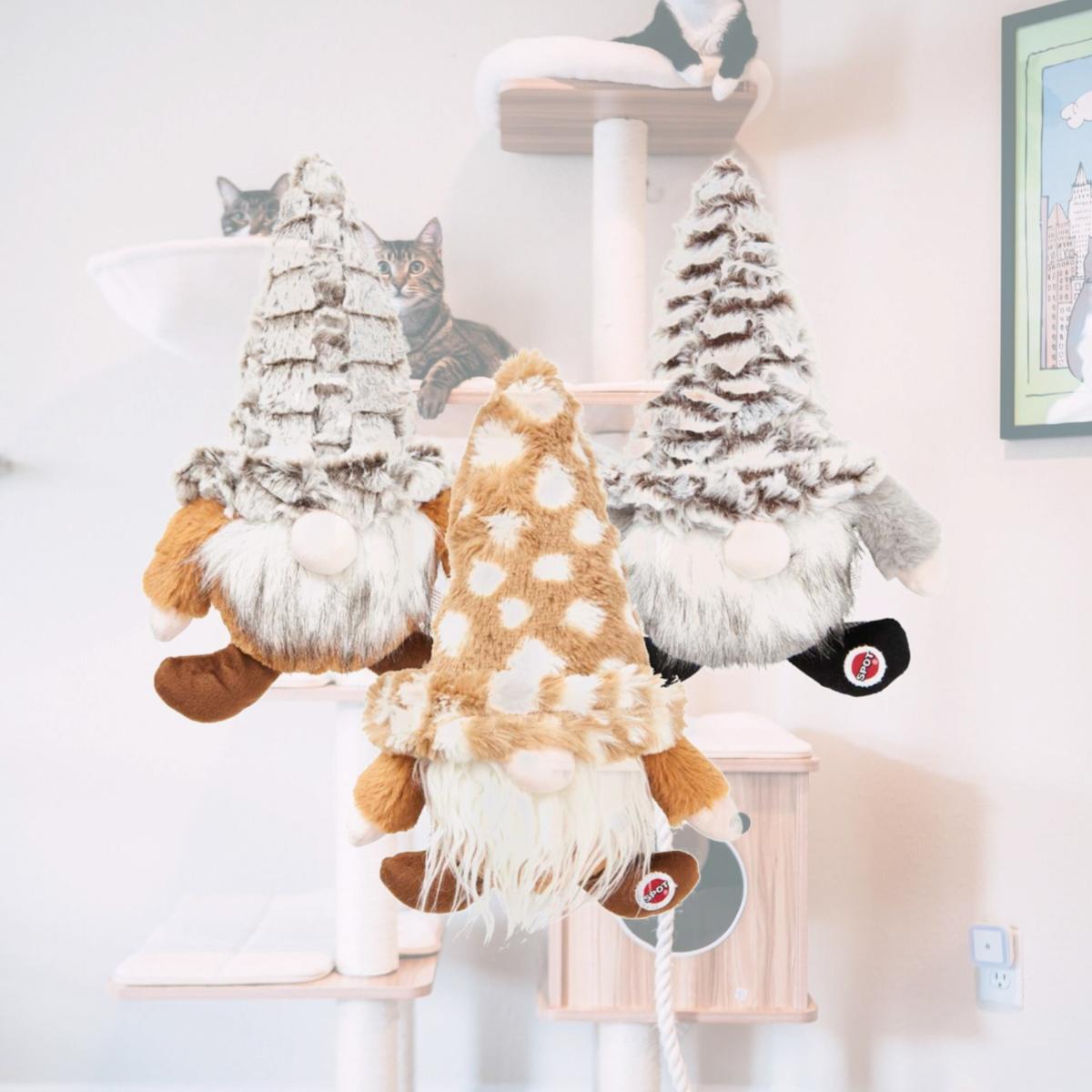 Picture of Ethical Product 077234545614 12 in. Woodsy Gnomes Dog Toy, Assorted Color (Customer will receive one of the three)