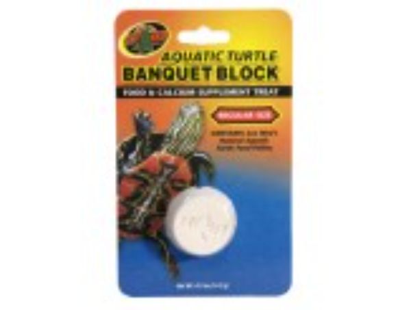 Picture of Zoo Med Labs 097612110500 Aquatic Turtle Banquet Block Fish Tank Decor