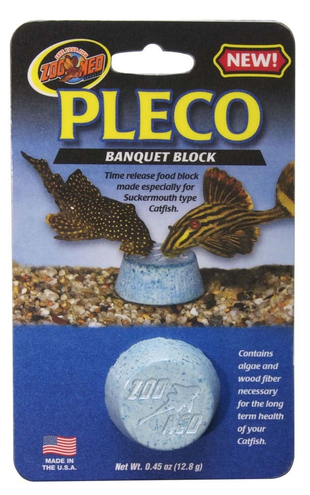 Picture of Zoo Med Labs 097612119084 Pleco Banquet Food Block Regular Fish Tank Decor