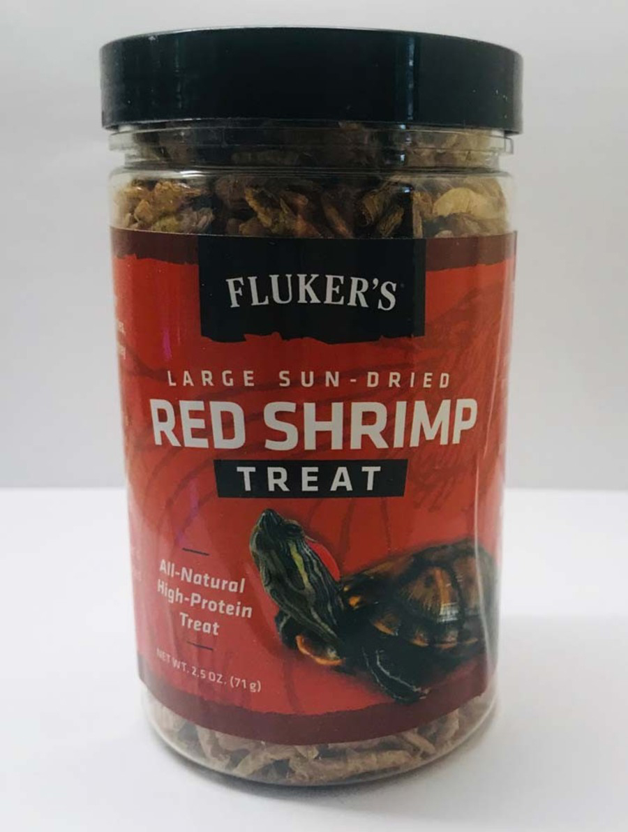 Picture of Fluker Labs 091197720512 2.5 oz Sun-Dried Large Red Shrimp Reptile Treat