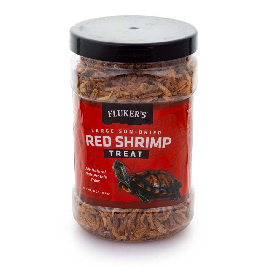 Picture of Fluker Labs 091197720536 10 oz Sun-Dried Large Red Shrimp Reptile Treat