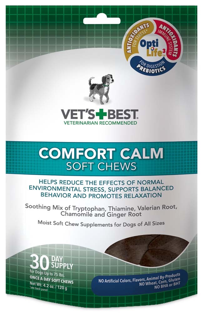 Picture of Vets Best 031658105038 Comfort Calm Calming Soft Chews Dog Supplements