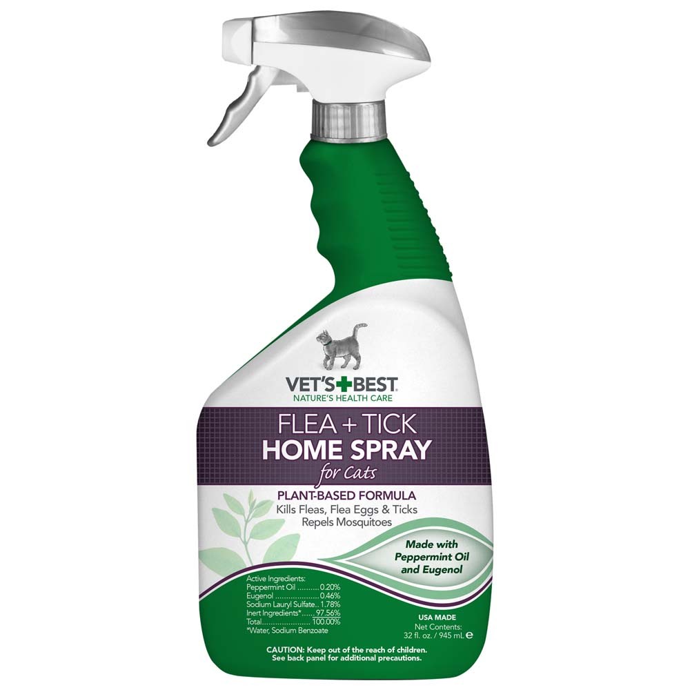 Picture of Vets Best 031658105267 32 oz Flea & Tick Home Spray for Cats