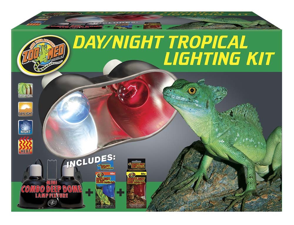 Picture of Zoo Med 097612322330 Day & Night Tropical Lighting Kit