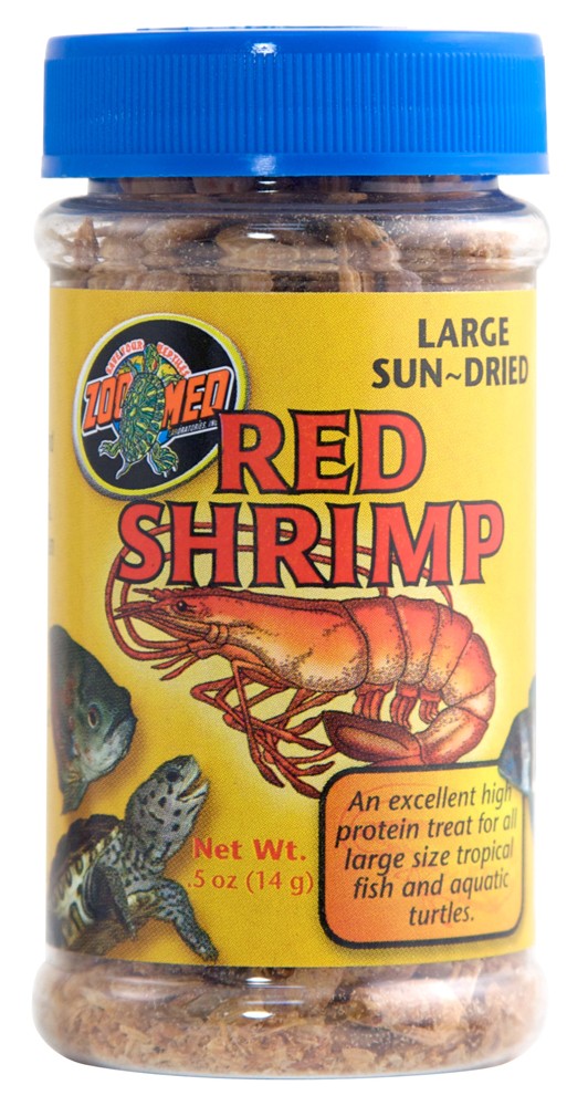 Picture of Zoo Med Labs 097612401608 0.5 oz Zoo Med Sun Dried Red Shrimp - Large