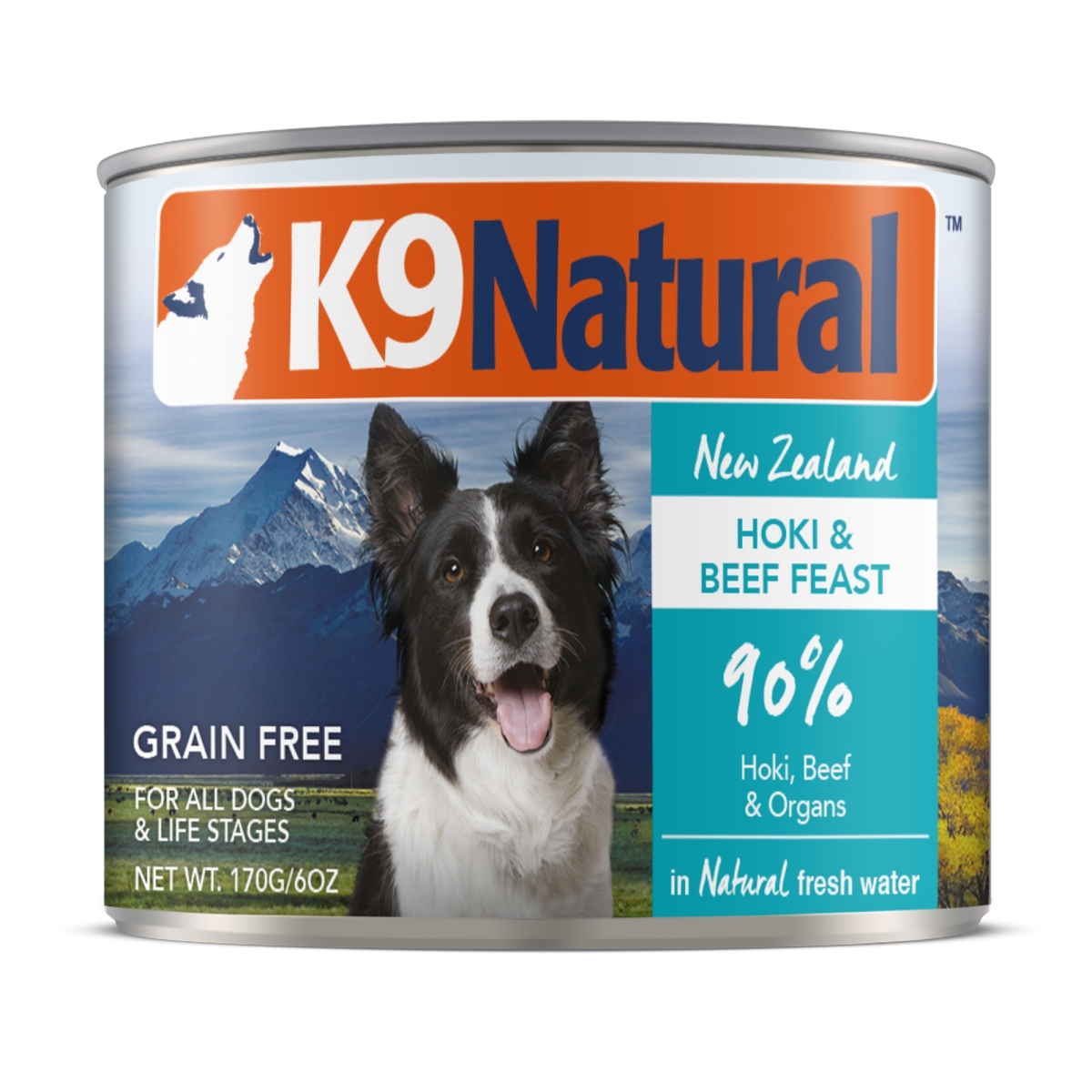 Picture of K9 Natural 9421904518957 6 oz Beef Hoki Dog Food, Case of 24