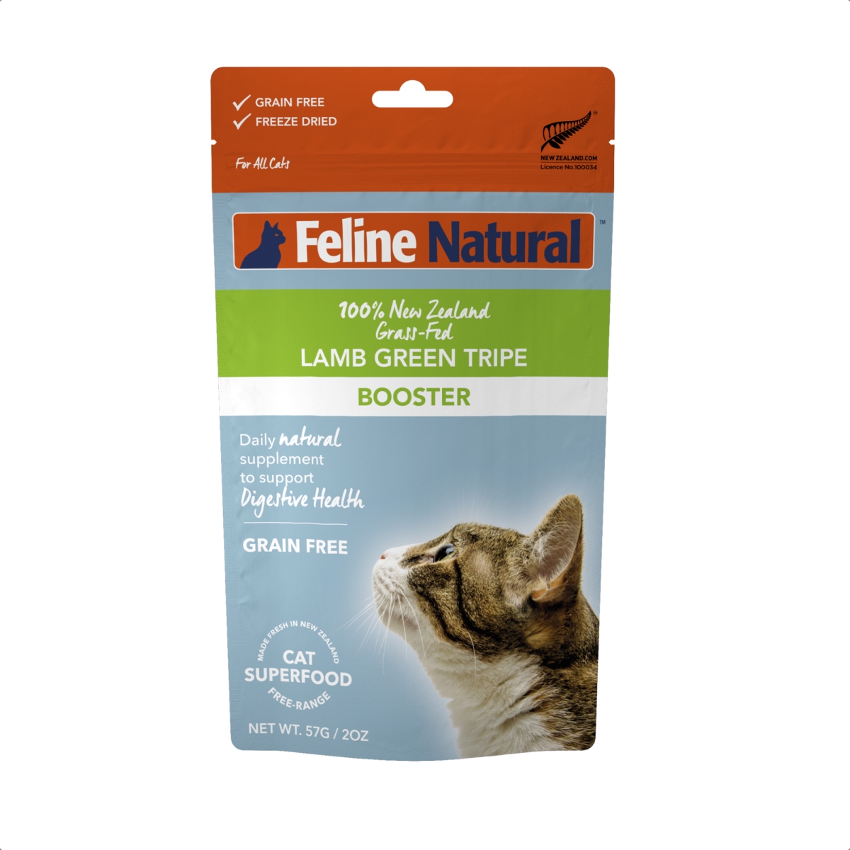 Picture of K9 Natural 9421904897137 2 oz Feline Freeze Dried Booster Lamb Tripe Cat