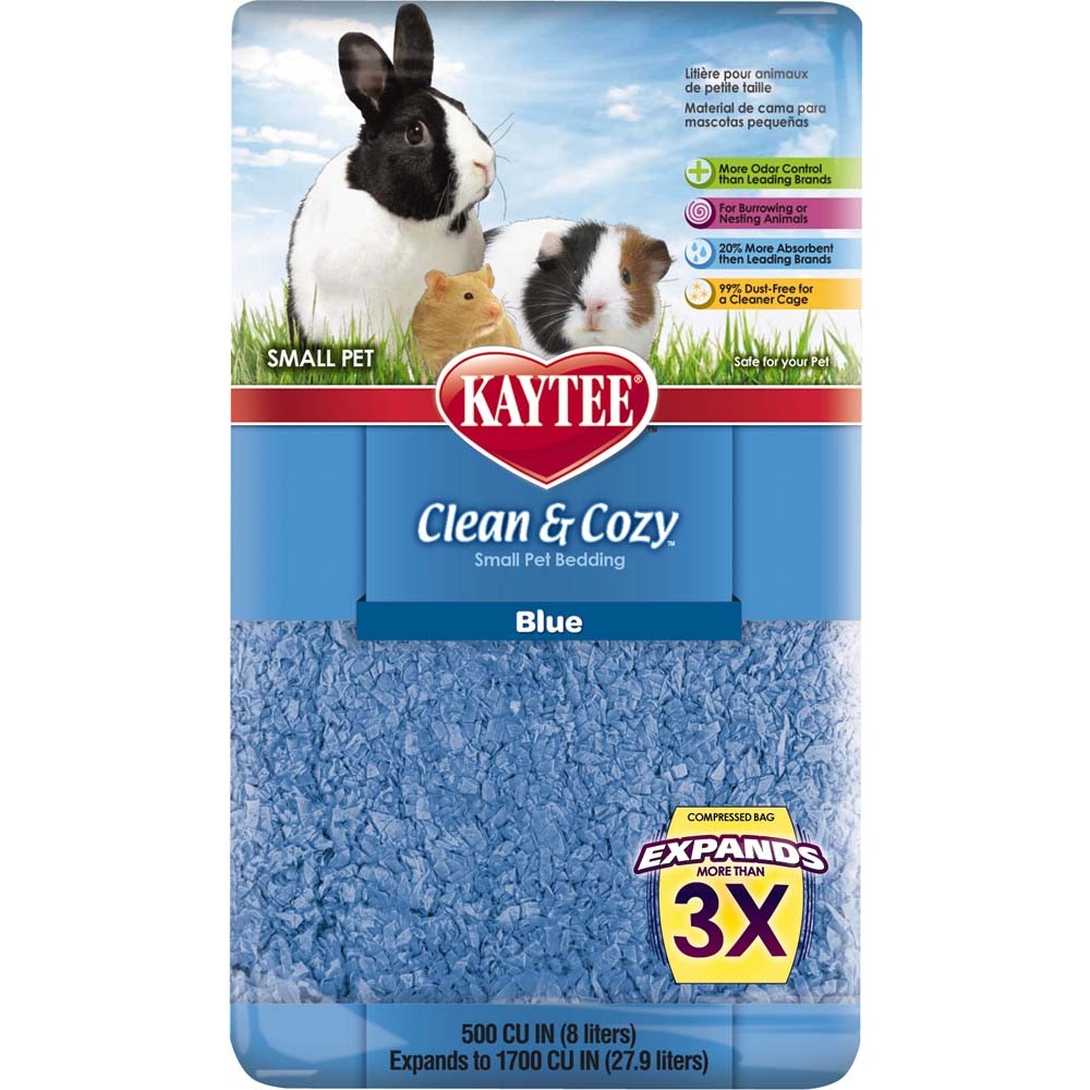 Picture of Kaytee Products 071859946559 Clean & Cozy Bedding Small Animal Litter&#44; Blue - 500 Cubic