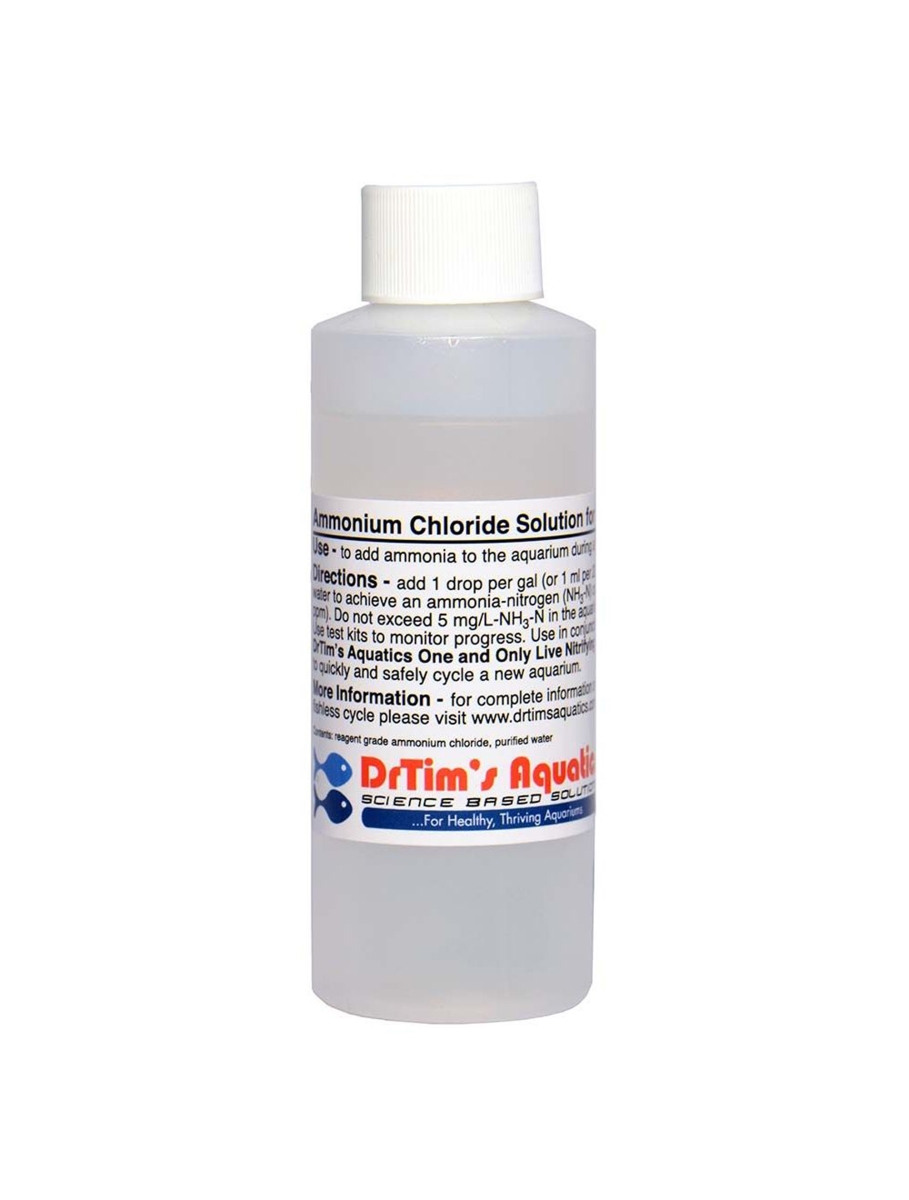 Picture of Dr Tims Aquatics 812540018328 8 oz Ammonium Chloride Solution for Fishless Cycling