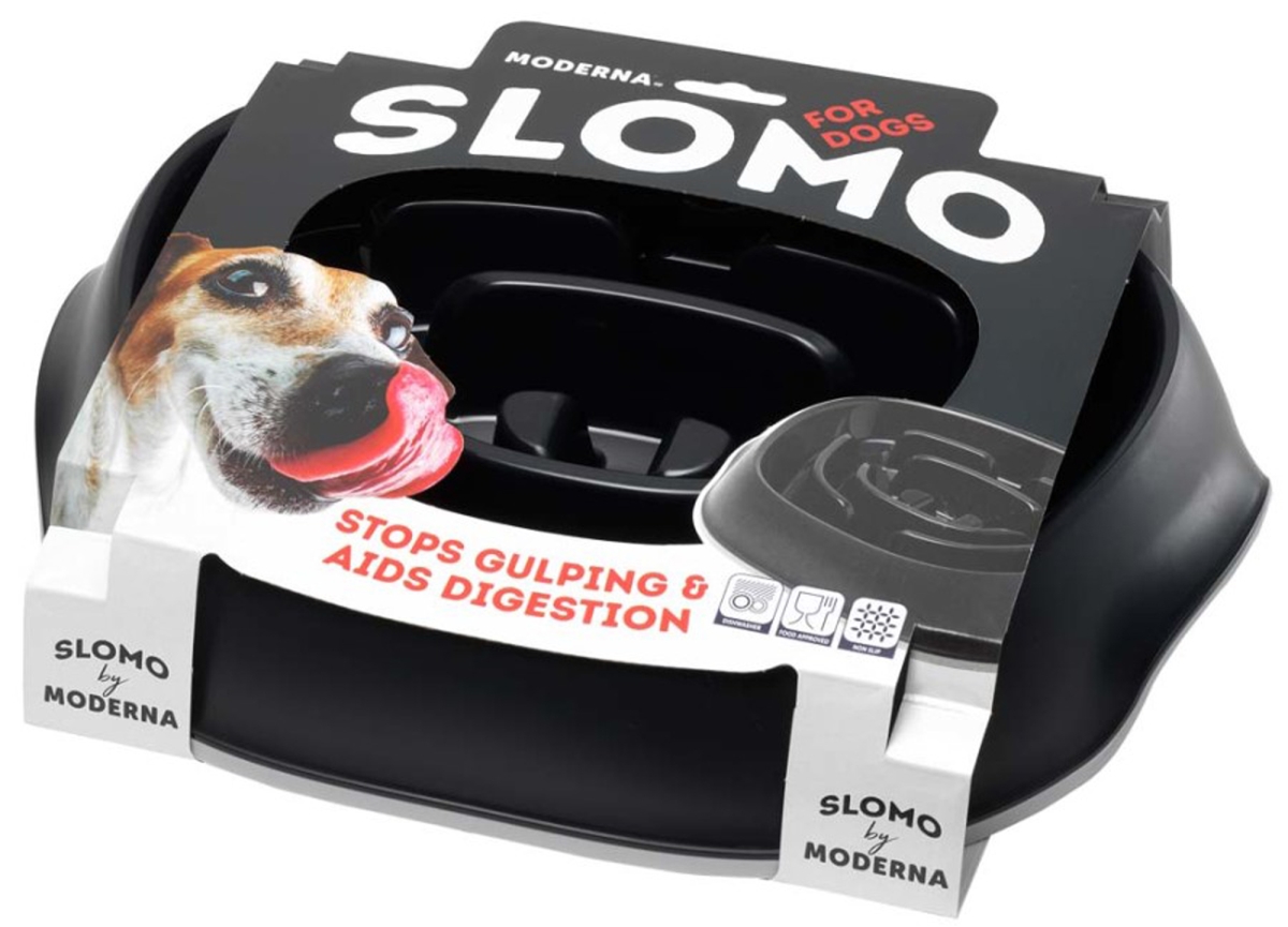 Picture of Moderna Products 5412087017522 Slomo Slow Dog Feeder&#44; Black