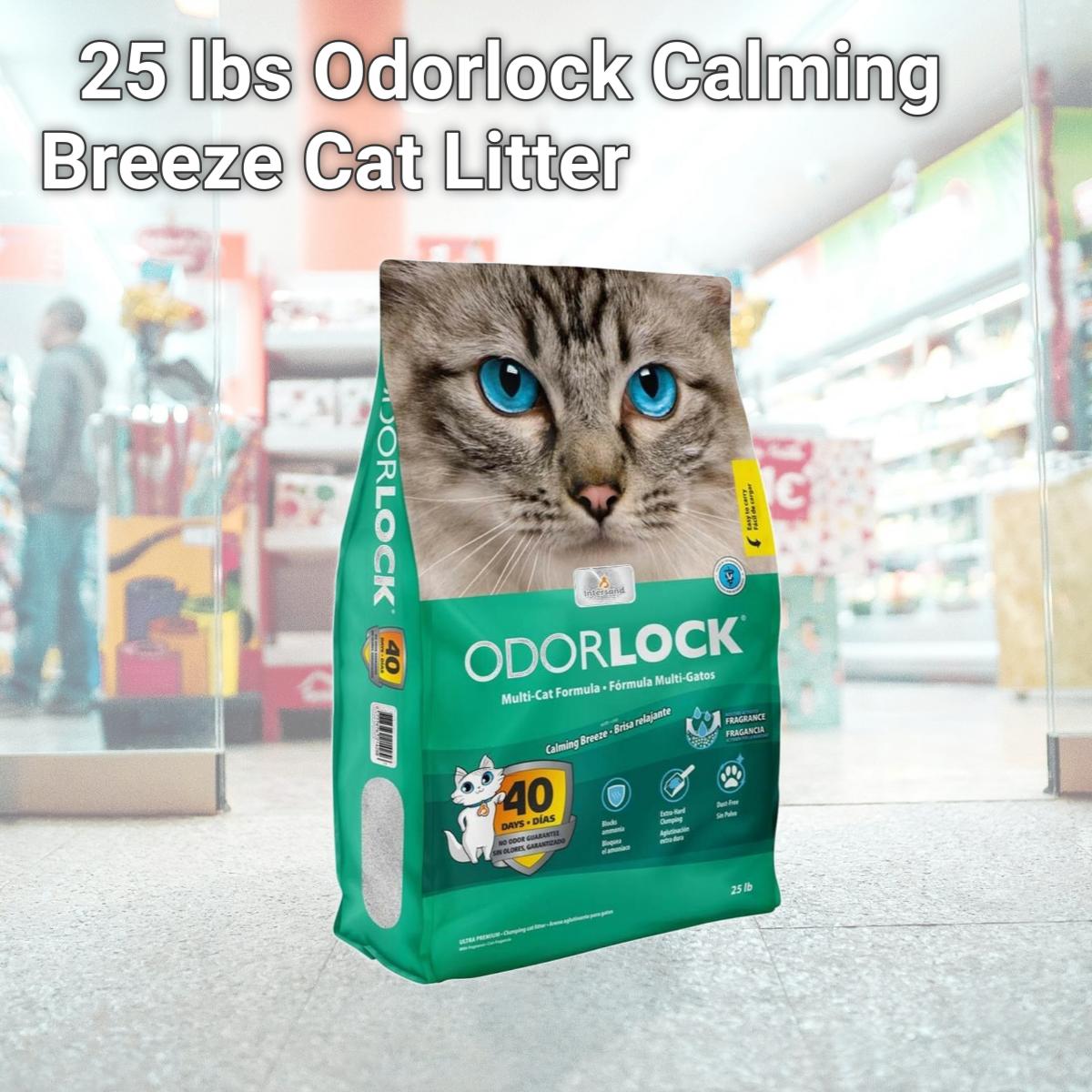 Picture of Intersand America 777979214256 25 lbs Odorlock Calming Breeze Cat Litter