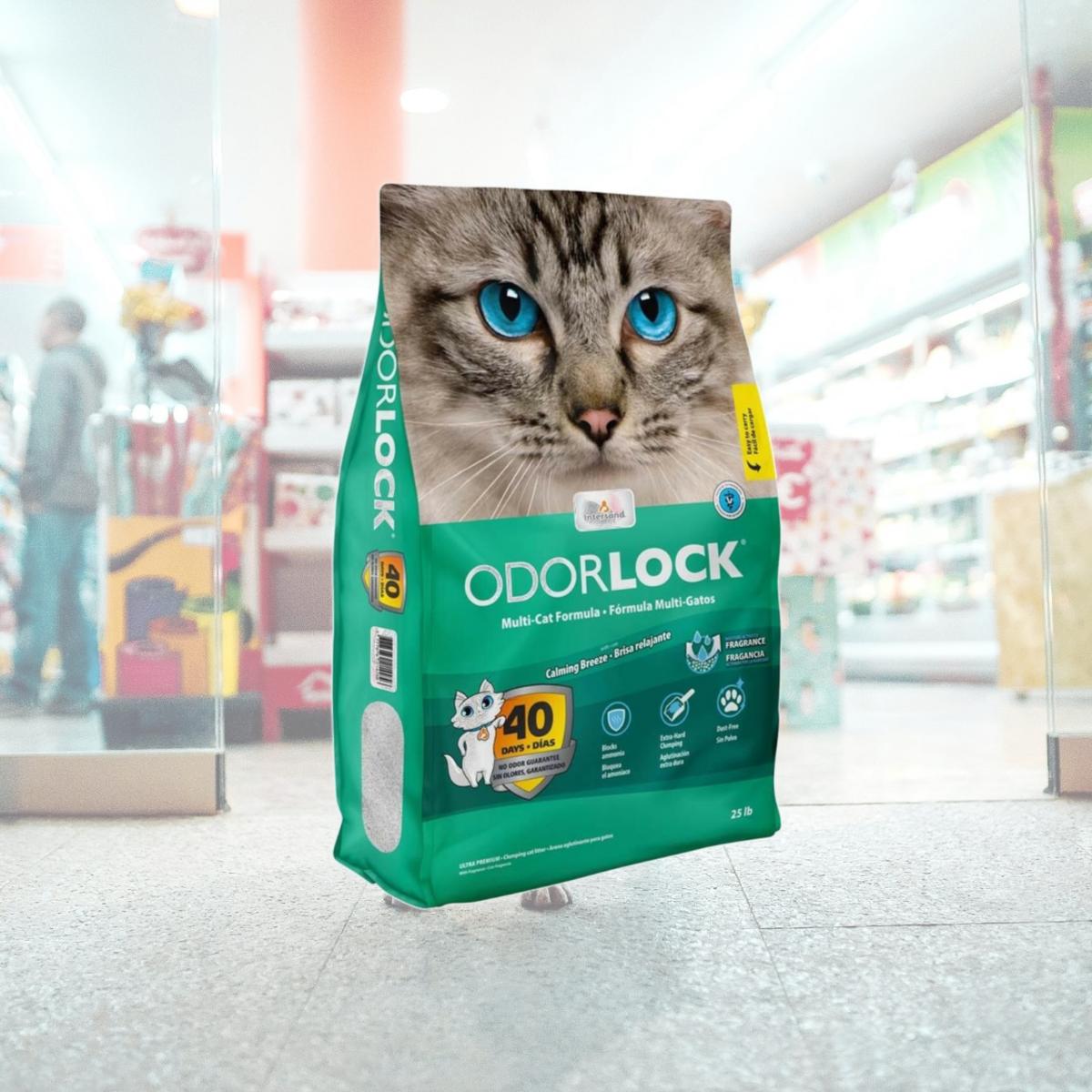 Picture of Intersand America 777979214256 25 lbs Odorlock Calming Breeze Cat Litter