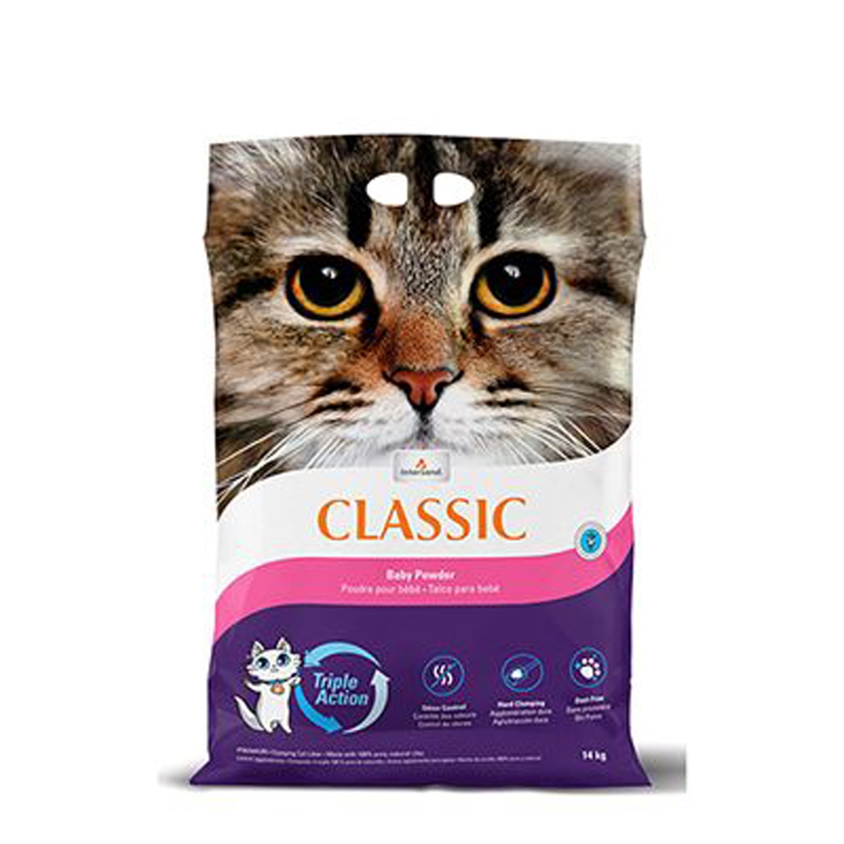 Picture of Intersand America 777979570307 30 lbs Classic Baby Powder Cat Litter