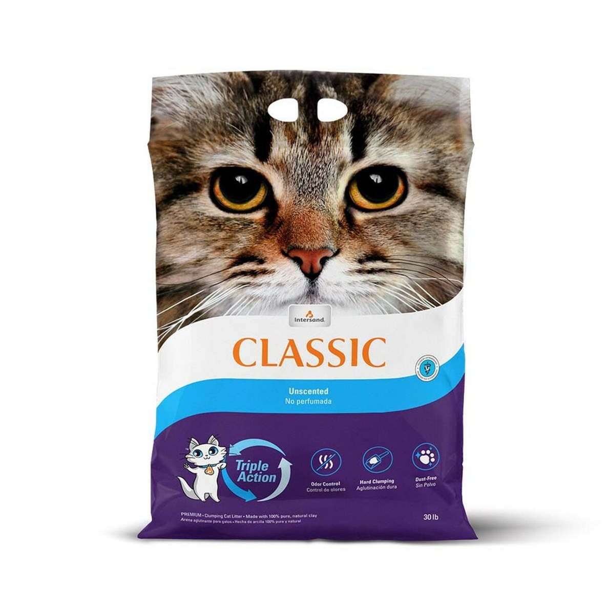 Picture of Intersand America 777979572301 30 lbs Classic Unscented Cat Litter