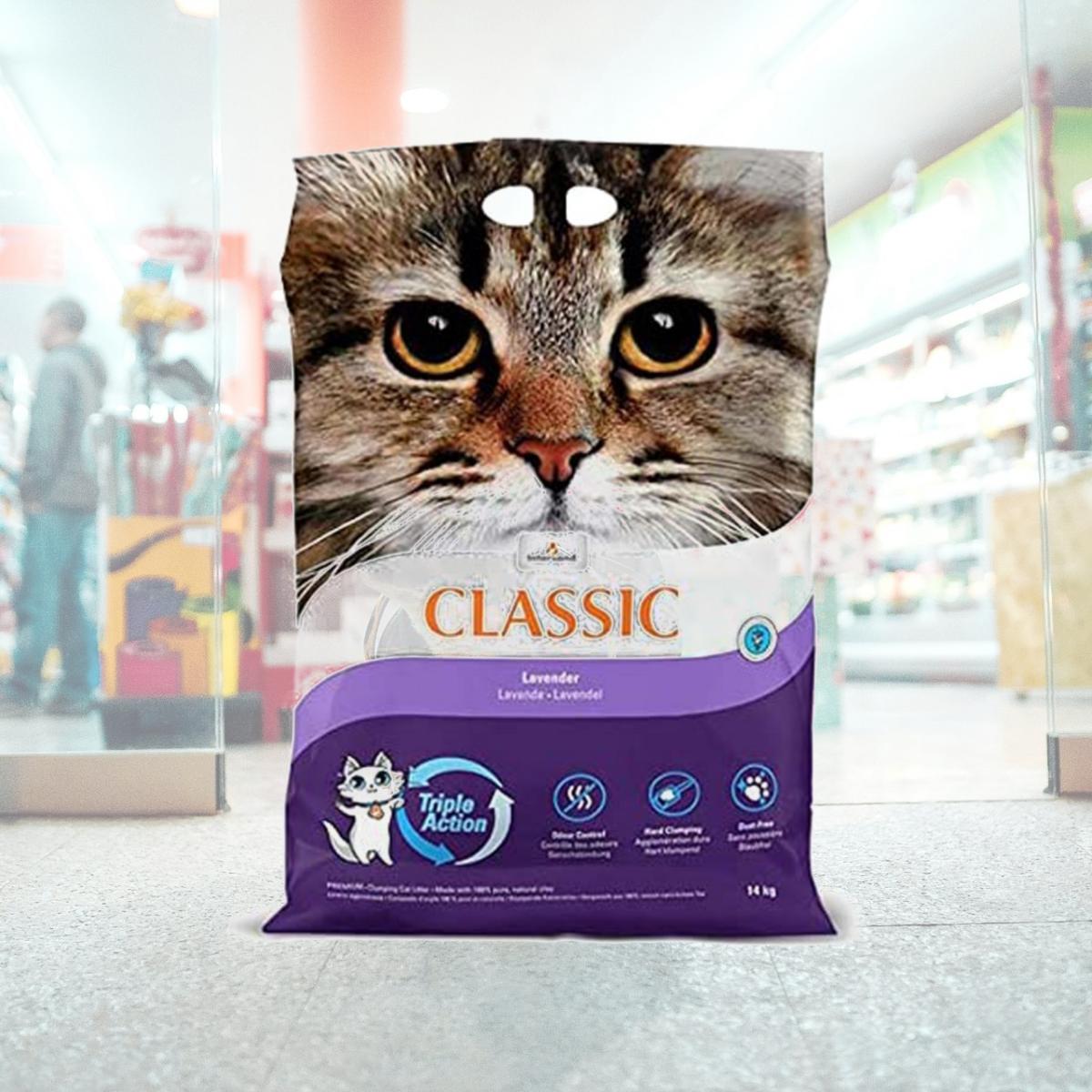 Picture of Intersand America 777979573308 30 lbs Classic Lavender Cat Litter