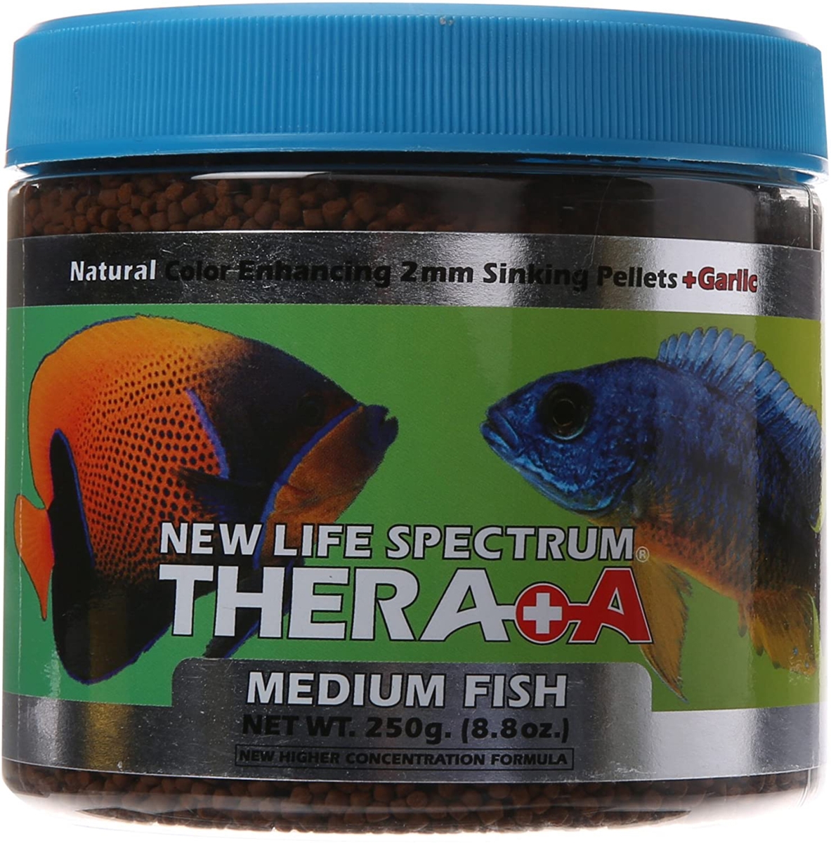 Picture of New Life International 817987022235 600g 2 mm TheraplusA Color Enhancing Fish Food, Medium