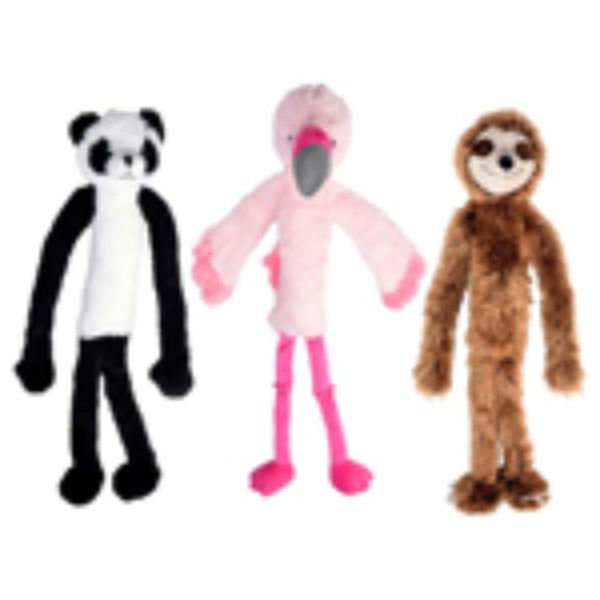 27 in. Envy Swingin Slevins Dog Toy, Assorted Style