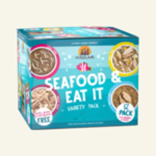 3 oz Cat Seafood Eat it Variety Pack - Case of 12