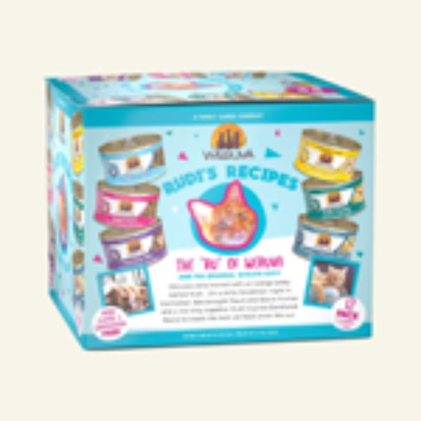 Picture of Weruva 810028241923 3 oz Cat Rudi Recipe Variety Pack - Case of 12